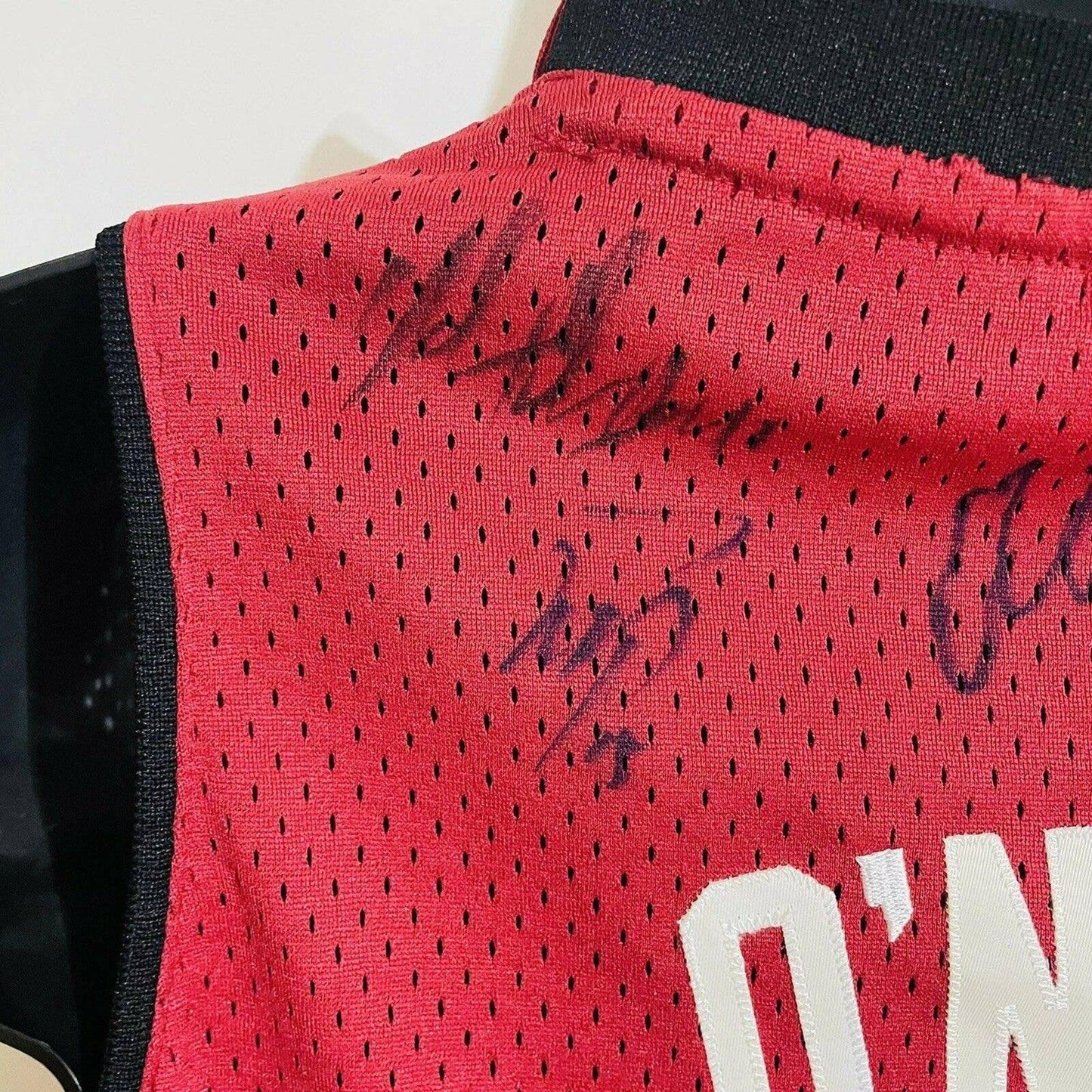 SHAQUILLE O'NEAL MIAMI HEAT JERSEY Signed With 5 Signatures MENS SIZE L