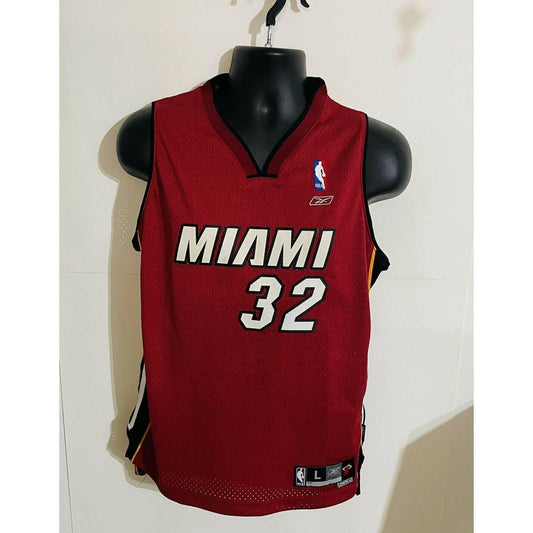 SHAQUILLE O'NEAL MIAMI HEAT JERSEY Signed With 5 Signatures MENS SIZE L