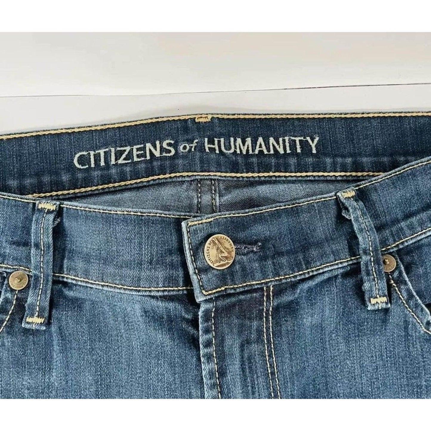 Citizens Of Humanity Ava Low Rise Straight Leg Jeans Size 32 1278-243