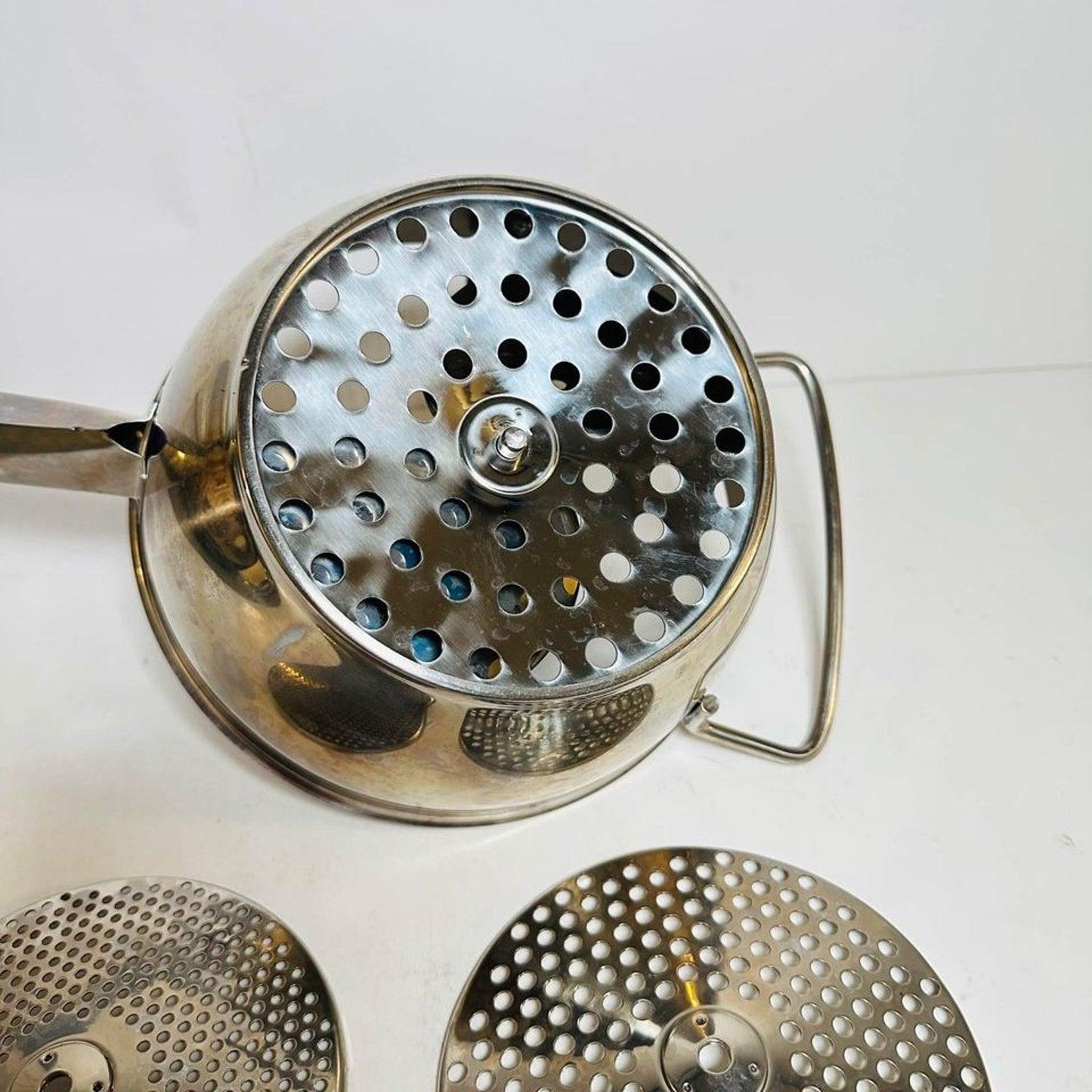 Stainless Steel Mill Food Processor Purees Mashing Strainer Canning Ricer Juicer