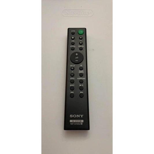 ORIGINAL Sony AV system Remote Control RMT-AH103U for HT-CT80 SA-CT80