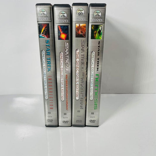 Lot of 4 StarTrek DVD Special Editions