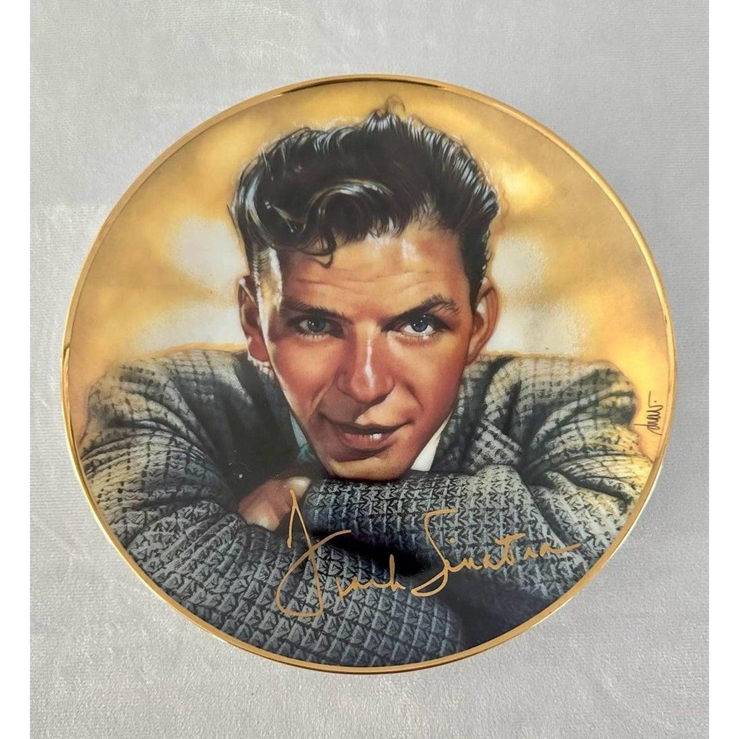 LOT OF 6 FRANK SINATRA FRANKLIN MINT LIMITED EDITION HEIRLOOM PORCELAIN PLATES