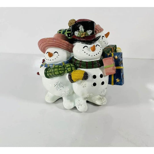 Holly Jolly Snowman Musical, We Wish You a Merry Christmas, 6 IN Fitz and Floyd