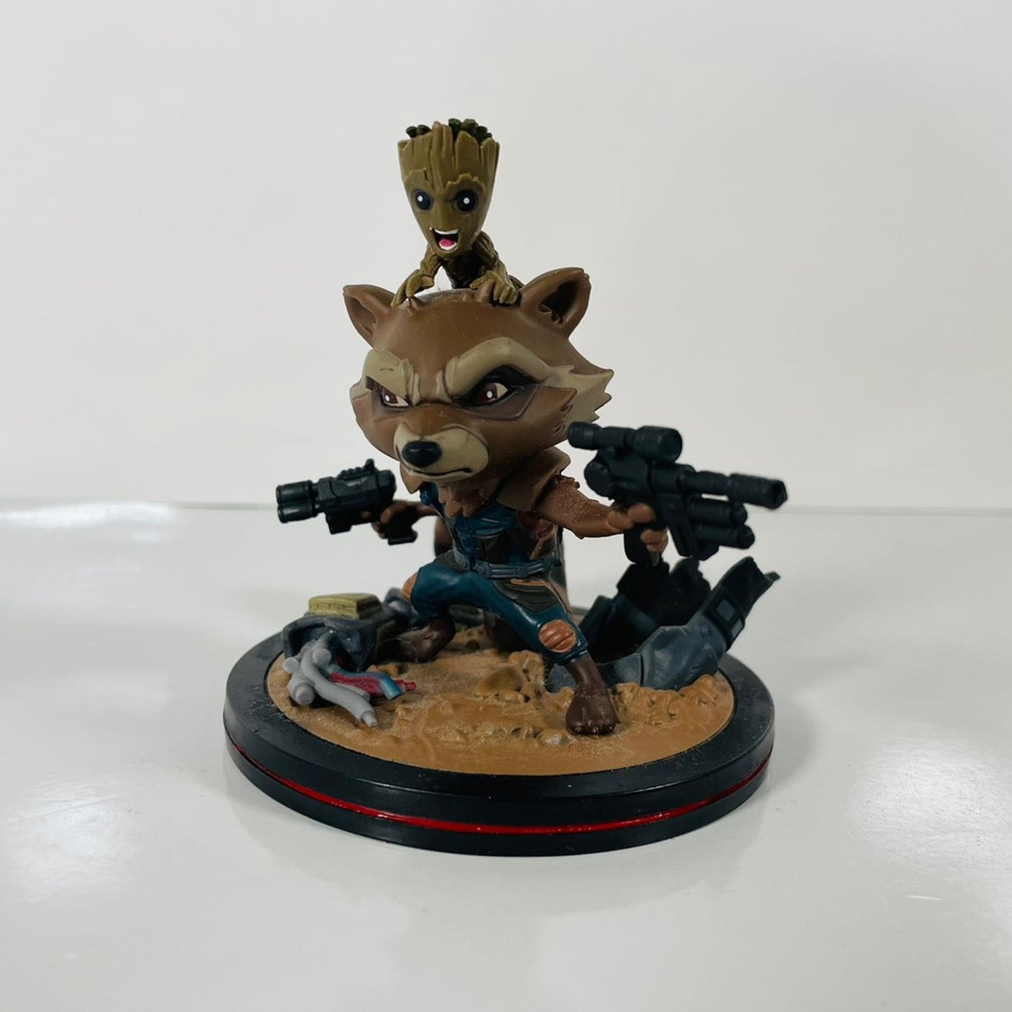 Q Fig Marvel figure ROCKET RACCOON GROOT