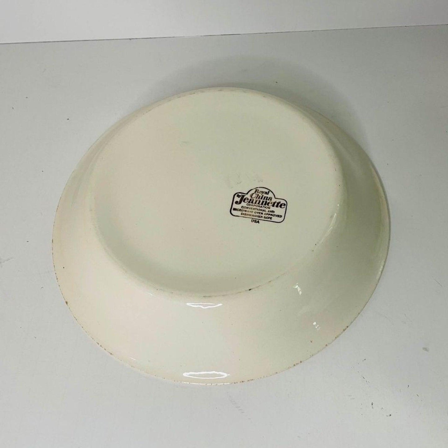 Vintage 11" Royal China Jeannette Ceramic Apple Pie Plate