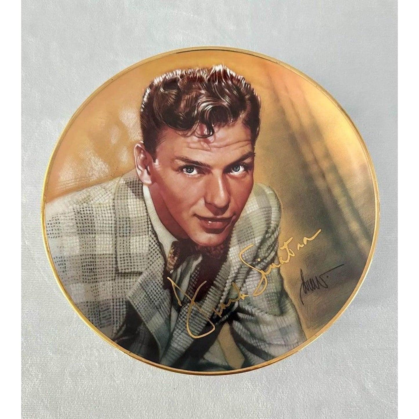 LOT OF 6 FRANK SINATRA FRANKLIN MINT LIMITED EDITION HEIRLOOM PORCELAIN PLATES