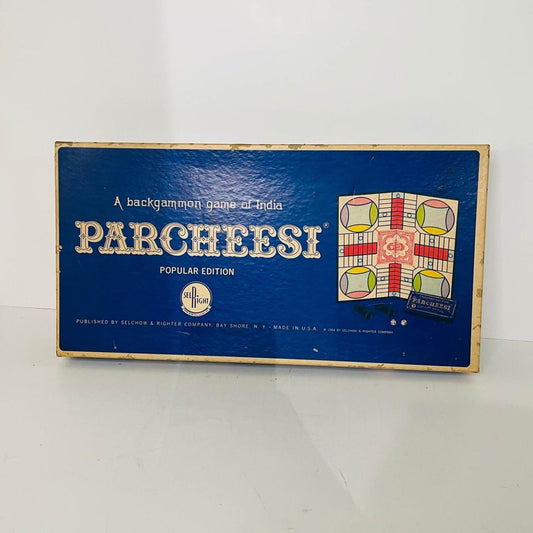 1967 Parcheesi Game Gold Edition by Selchow & Righter