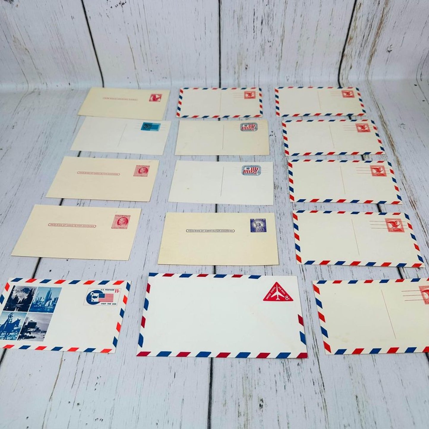 Lot Of 119 Post Card And Envelopes Post Marked 1940’s - 1970’s See Pictures