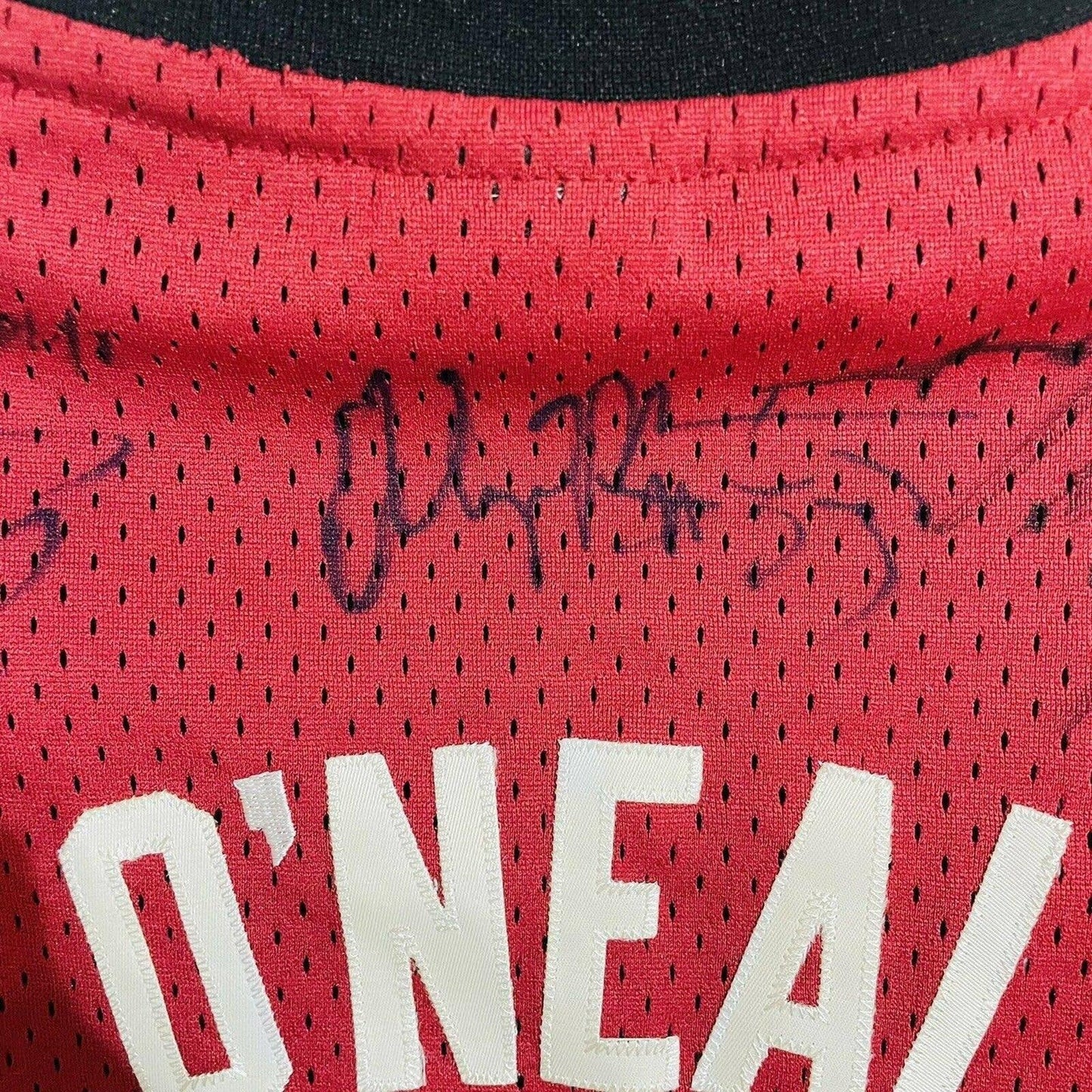 SHAQUILLE O'NEAL MIAMI HEAT JERSEY Signed With 5 Signatures MENS SIZE L