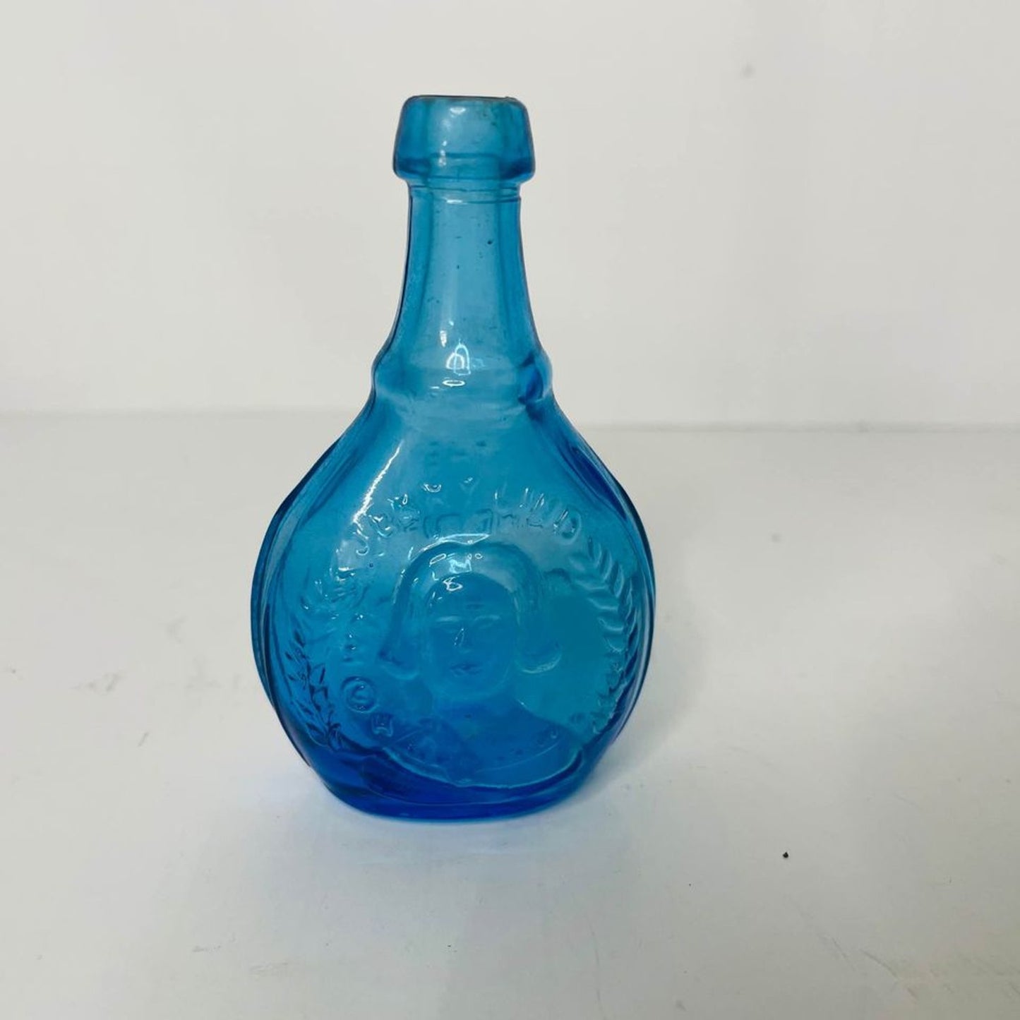 Beautiful Vintage Blue Wheaton Glass Jenny Lind Swedish Nightingale