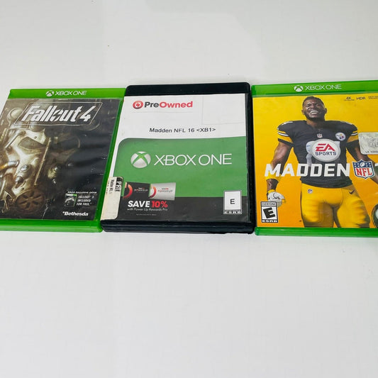 Lot of 3 Xbox One games