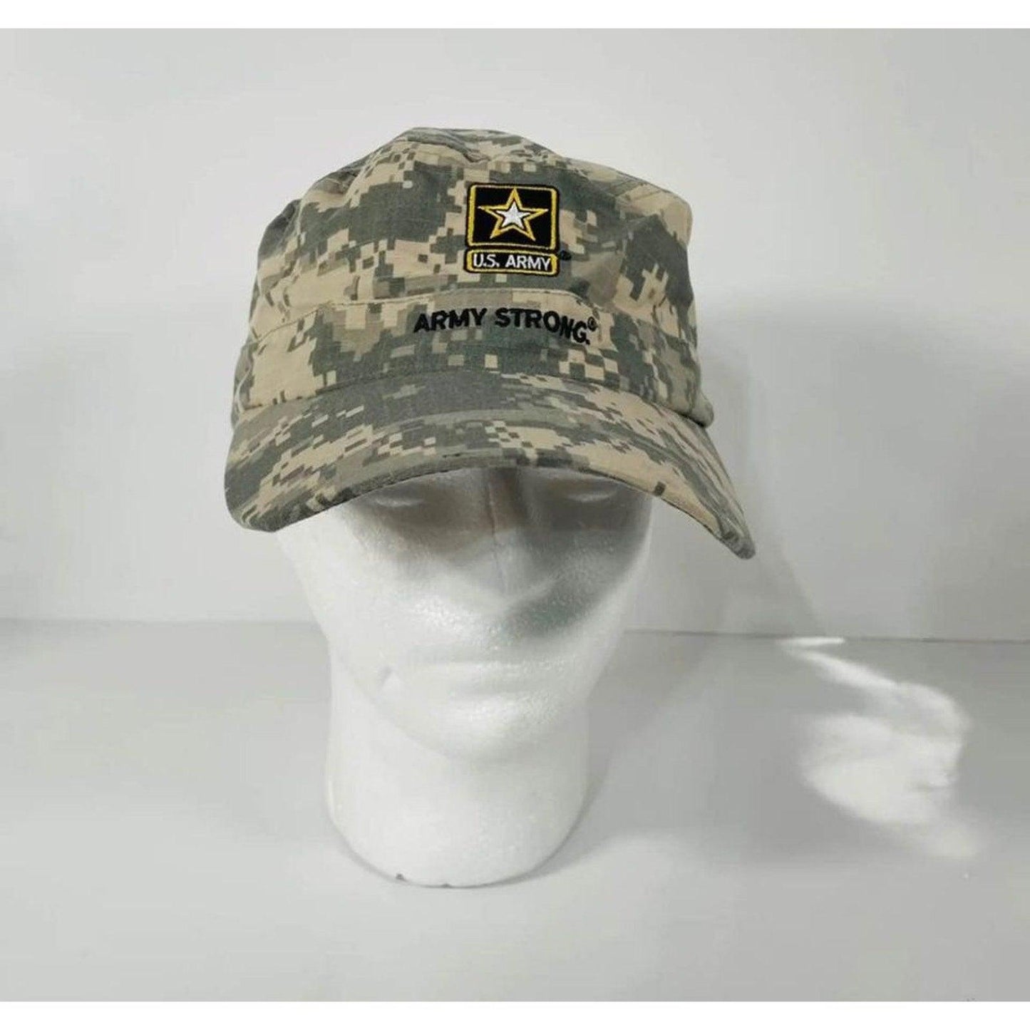 United States US Army Strong Digital Camo Cotton Military Cap Hat USA