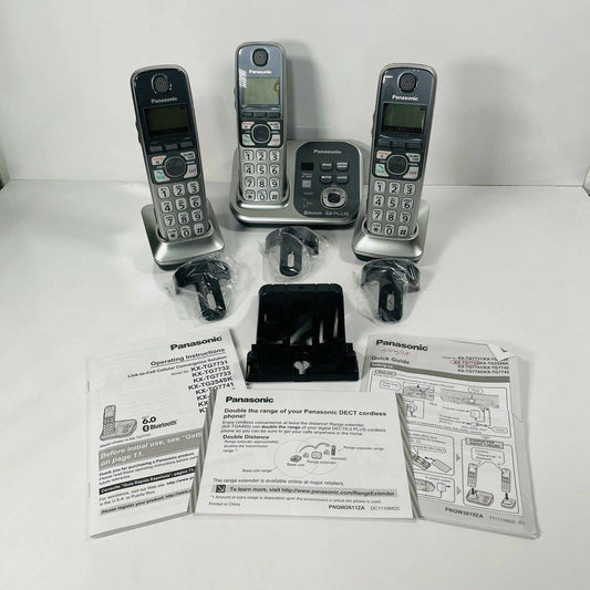 Panasonic KX-TG7733S DECT 6.0 Link-to-Cell via Bluetooth Cordless Telephone