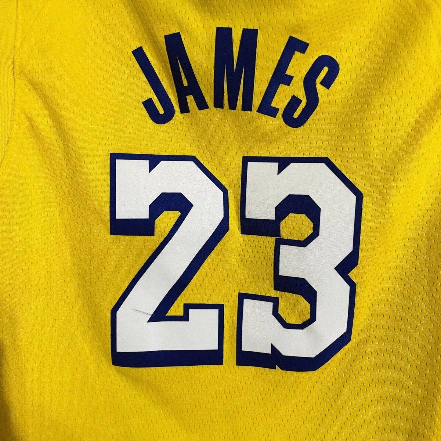 Authentic NBA Nike Los Angeles Lakers LeBron James Lore Series Swingman Jersey