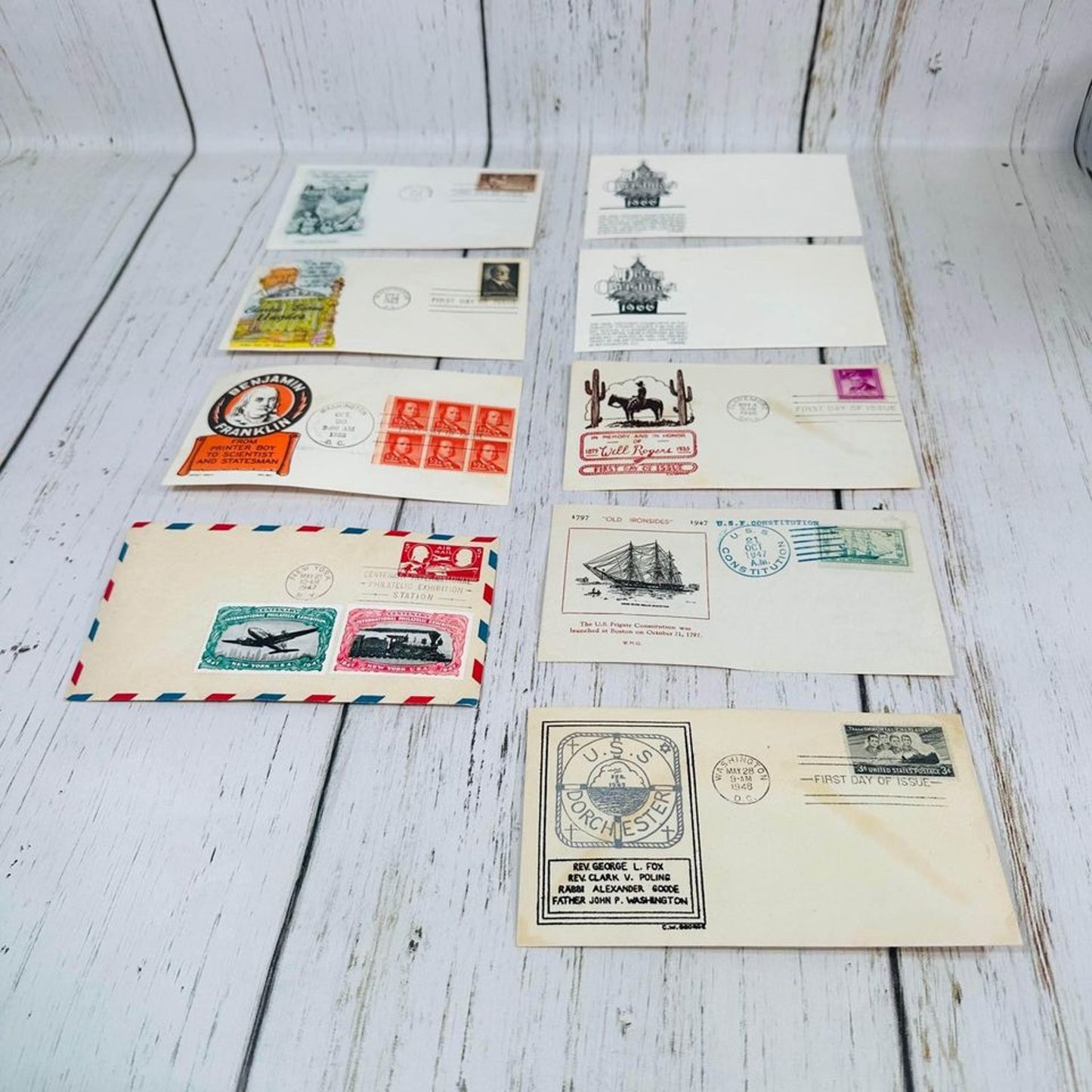 Lot Of 119 Post Card And Envelopes Post Marked 1940’s - 1970’s See Pictures