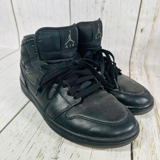 Size 8.5 Men’s - Jordan 1 Mid Black - 554724-021