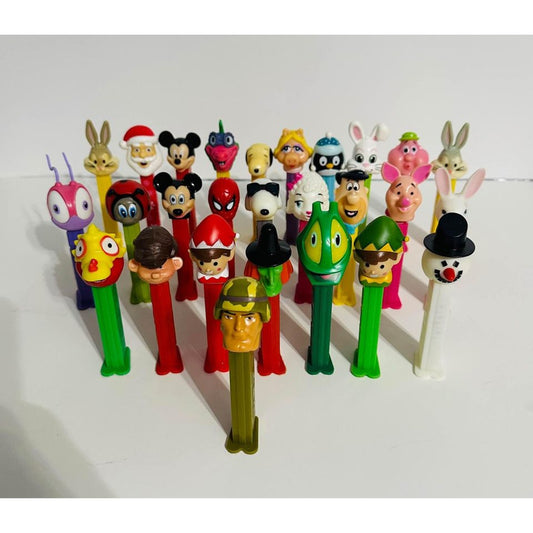 27 Vintage PEZ Candy Dispenser 1970-1990