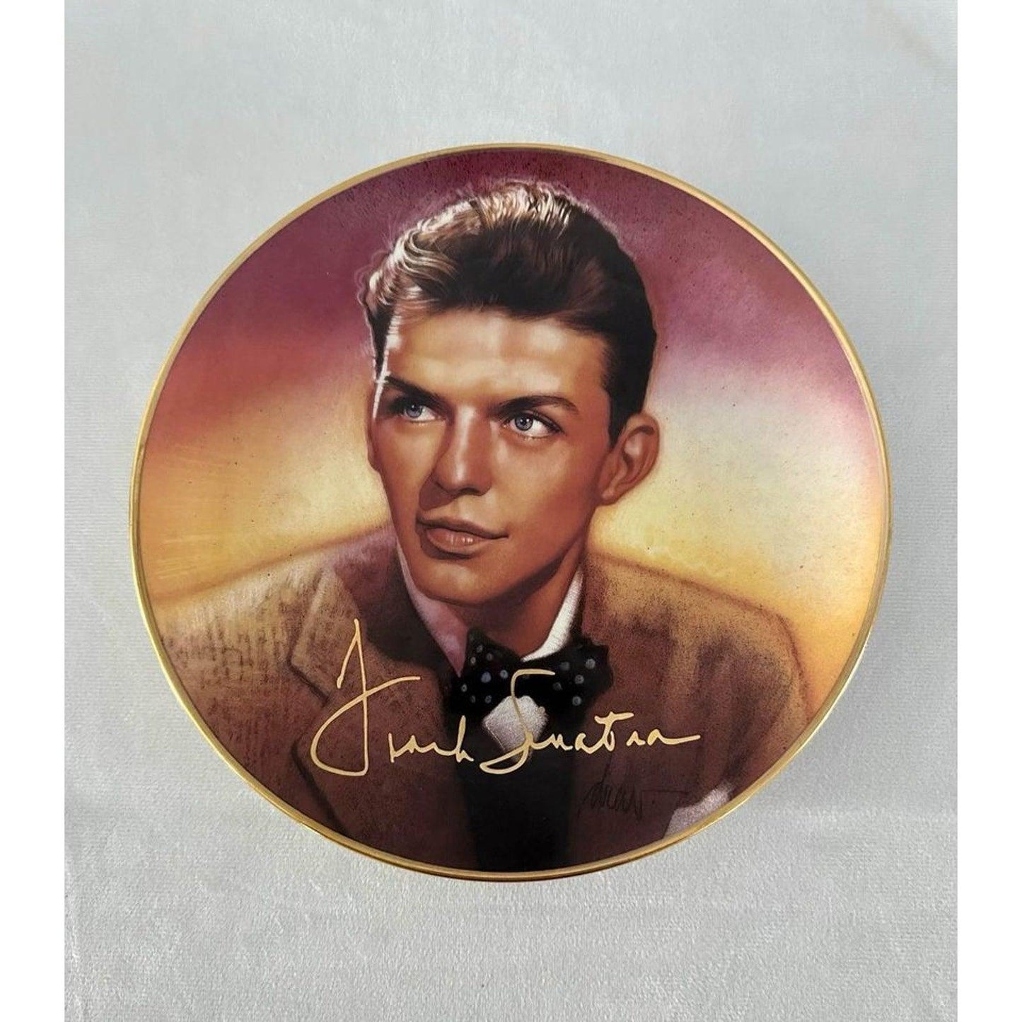 LOT OF 6 FRANK SINATRA FRANKLIN MINT LIMITED EDITION HEIRLOOM PORCELAIN PLATES