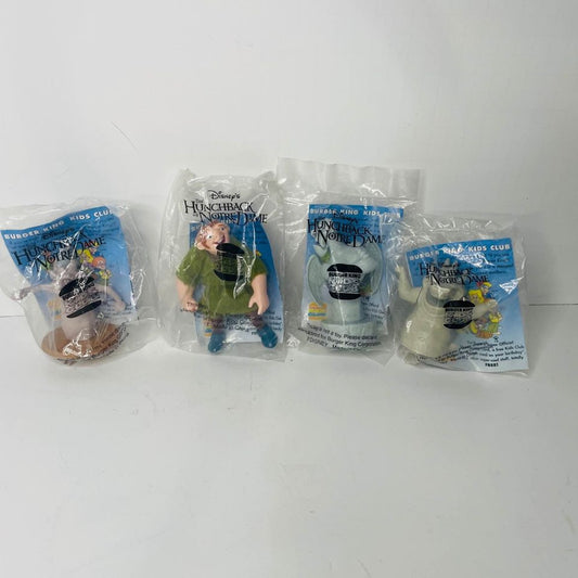 A Set of 4 - 1996 Hunchback of Notre Dame Burger King Toy