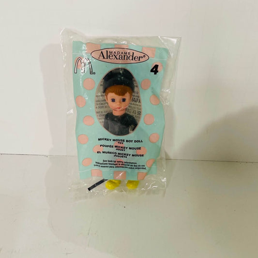 NIP 2004 McDonald's Happy Meal Madame Alexander Mickey Mouse Boy Doll Toy # 4!