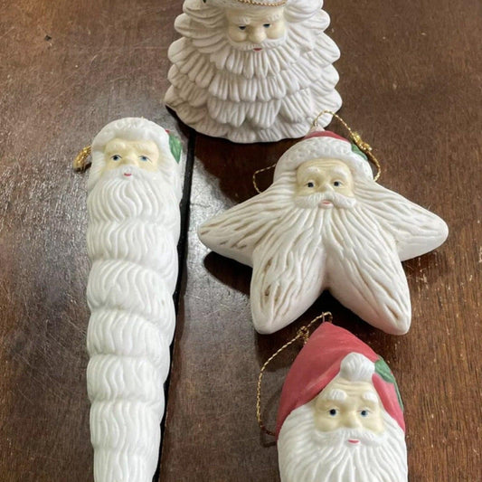 Enesco Old Fashioned Santa Ornaments