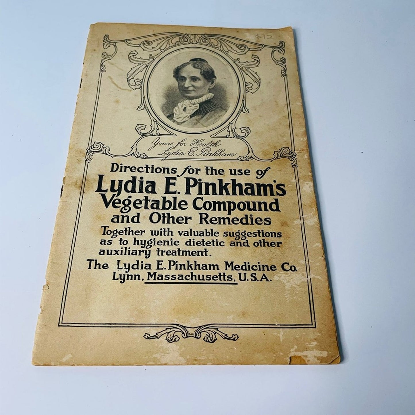 Antique Lydia E Pinkham’s Medicine