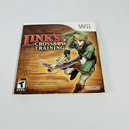 Link's Crossbow Training (Nintendo Wii, 2007) Complete W/ Manual