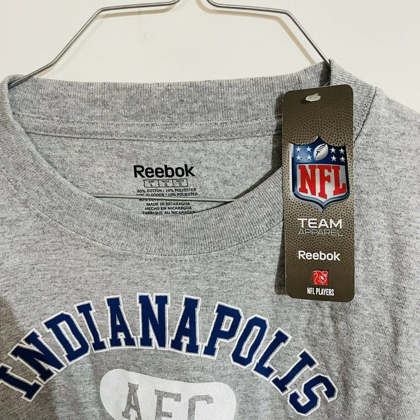 Reebok Indianapolis Colts T-shirt Size Large