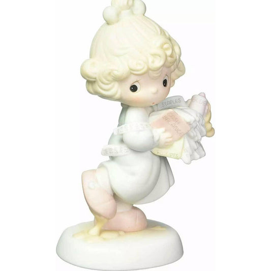 Precious Moments, Lord Help Me Stick To My Job-Collectible Figurine