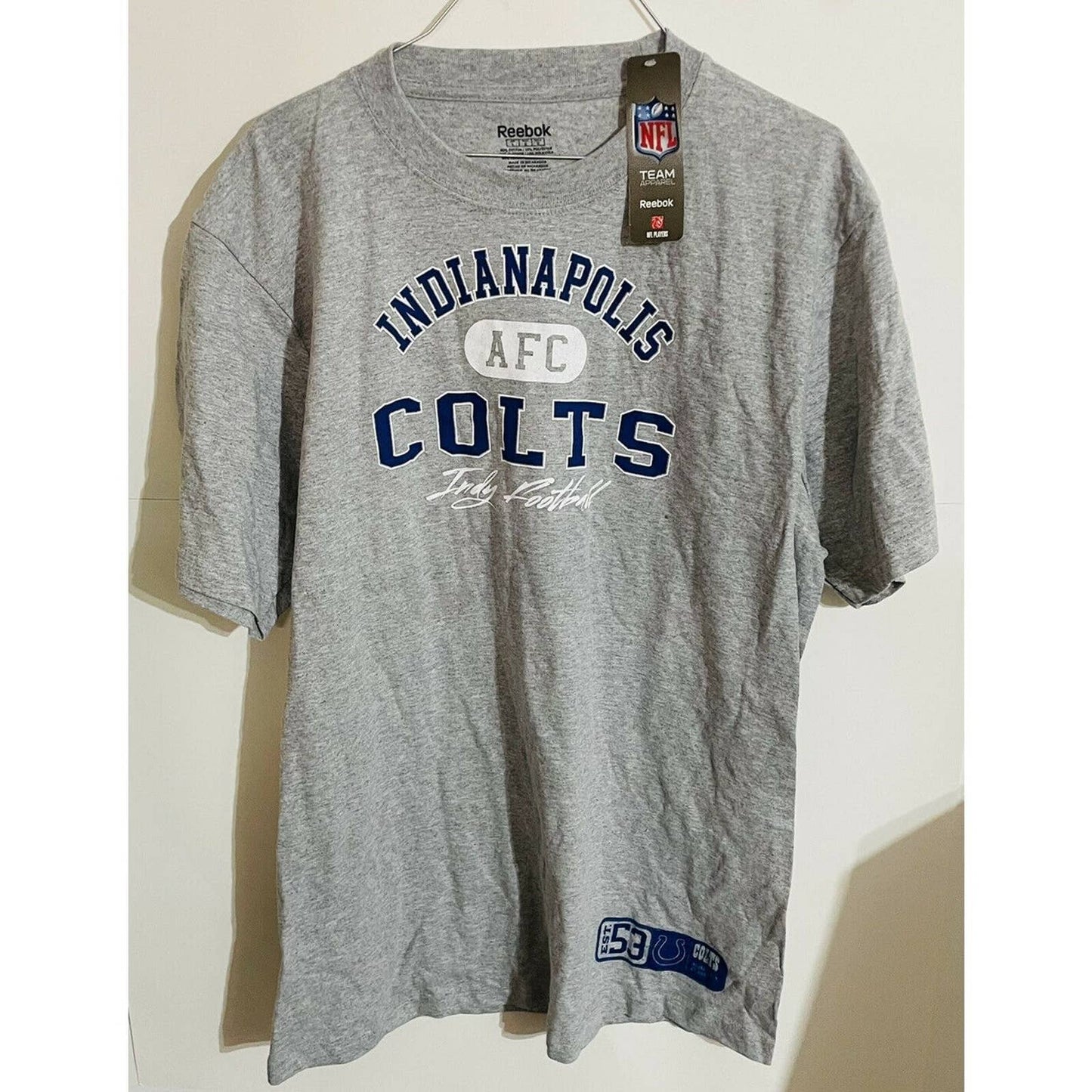 Reebok Indianapolis Colts T-shirt Size Large